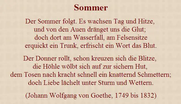 Johann Wolfgang Von Goethe Der Dichterfurst Deutsch Coach Com